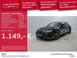 Mythosschwarz metallic Gebraucht 2021 Audi RS7 Sportback Ambiente Kleinwagen | 96.489 € (Teuer)