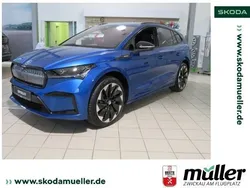 Blau (raceblau metallic) Neu 2025 Skoda Enyaq iV SportLine SUV | 63.089 €