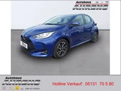 Nachtblau mica metallic (metallic) Gebraucht 2021 Toyota Yaris Team Kleinwagen | 16.900 € (Fairer Preis)