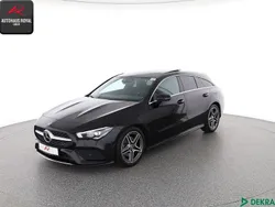 Nachtschwarz Gebraucht 2021 Mercedes CLA200 Shooting Brake AMG Kombi | 28.880 € (Teuer)