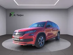 Rot Gebraucht 2019 Skoda Kodiaq SportLine SUV | 29.990 € (Etwas zu teuer)