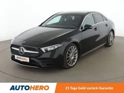 Schwarz Gebraucht 2022 Mercedes A180 AMG line Limousine | 30.000 € (Fairer Preis)