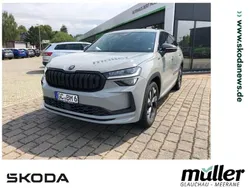Grau (steelgrau) Gebraucht 2024 Skoda Kodiaq SportLine SUV | 51.990 € (Teuer)
