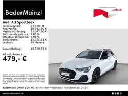Gletscherweiß metallic Gebraucht 2024 Audi A3 S-Line Limousine | 43.930 € (Teuer)