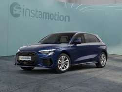 Blau Gebraucht 2024 Audi A3 Sportback e-tron S-Line Limousine | 41.780 €