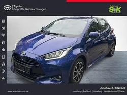 Nachtblau mica metallic Gebraucht 2021 Toyota Yaris Hybrid Basis Kleinwagen | 18.480 € (Fairer Preis)