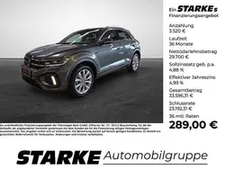 Grau (indiumgrau metallic) Neu 2024 VW T-Roc R-line SUV | 32.390 € (Superpreis)