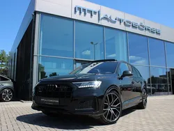 Mythosschwarz metallic Gebraucht 2022 Audi Q7 S-Line SUV | 62.900 € (Teuer)