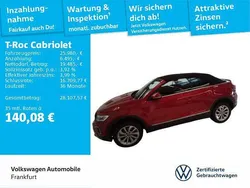 Kings red metallic/schwarz Gebraucht 2024 VW T-Roc Cabriolet Cabrio | 25.980 € (Guter Preis)
