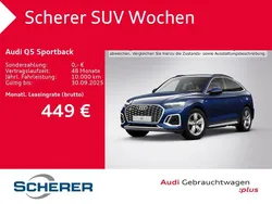 Navarrablau metallic (metallic) Gebraucht 2025 Audi Q5 Sportback Ambiente SUV | 49.690 € (Guter Preis)