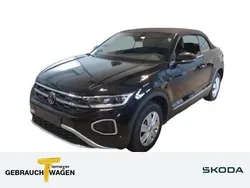 Schwarz Gebraucht 2024 VW T-Roc Cabriolet Style Cabrio | 28.490 € (Guter Preis)