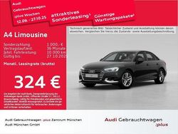 Mythosschwarz metallic Gebraucht 2023 Audi A4 Advanced Plus Limousine | 33.446 € (Fairer Preis)