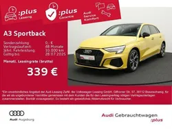 Pythongelb metallic Gebraucht 2024 Audi A3 Sportback e-tron S-Line Limousine | 39.210 € (Teuer)