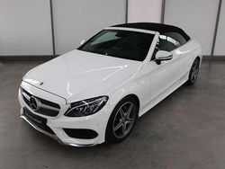 Weiß , polarweiß Gebraucht 2017 Mercedes C200 AMG Cabrio | 32.390 € (Teuer)