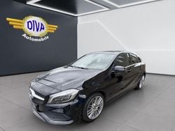 Schwarz Gebraucht 2016 Mercedes A200 AMG line Limousine | 19.999 € (Etwas zu teuer)