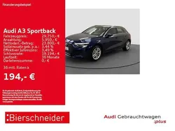 Navarrablau Gebraucht 2024 Audi A3 Basis Limousine | 29.750 € (Etwas zu teuer)