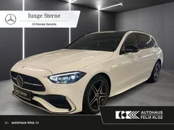 Weiß Gebraucht 2024 Mercedes C300 AMG Limousine | 51.900 € (Teuer)