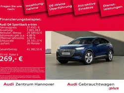 Navarrablau metallic Gebraucht 2022 Audi Q4 Sportback e-tron Ambiente SUV | 37.450 € (Teuer)