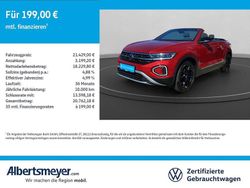 Rot Gebraucht 2022 VW T-Roc Cabriolet Style Cabrio | 21.429 € (Fairer Preis)