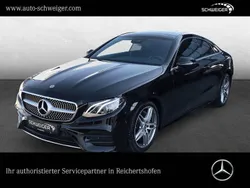 Schwarz Gebraucht 2020 Mercedes E200 AMG line Coupé | 40.900 € (Fairer Preis)