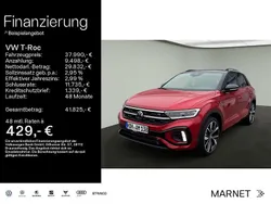 Kings red metallic / schwarz Gebraucht 2024 VW T-Roc R-line SUV | 36.650 €