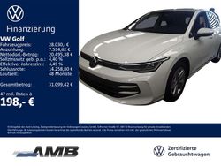 0q pure white Gebraucht 2025 VW Golf VIII Life Limousine | 27.480 € (Etwas zu teuer)