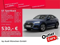 Navarrablau metallic Gebraucht 2022 Audi Q5 Sportback Ambiente SUV | 39.989 € (Etwas zu teuer)