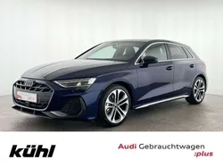 Navarrablau metallic Gebraucht 2024 Audi A3 S-Line Limousine | 36.480 € (Teuer)