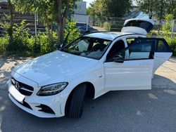 Weiß Gebraucht 2021 Mercedes C300e Night Kombi | 26.900 €