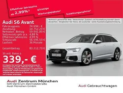 Gletscherweiß metallic Gebraucht 2024 Audi S6 Ambiente Kombi | 74.694 € (Fairer Preis)