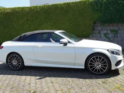 Weiß Gebraucht 2017 Mercedes C200 AMG line Cabrio | 26.900 € (Fairer Preis)