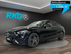 Schwarz Gebraucht 2024 Mercedes C300e AMG Limousine | 48.780 € (Fairer Preis)