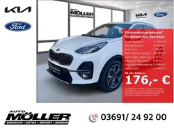 Hw2) deluxeweiss met. (weiss Gebraucht 2019 Kia Sportage GT-Line SUV | 21.799 € (Fairer Preis)