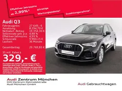 Schwarz Gebraucht 2022 Audi Q3 Sport SUV | 27.649 € (Guter Preis)