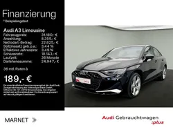 Mythosschwarz metallic Gebraucht 2024 Audi A3 Advanced Plus Limousine | 31.180 € (Fairer Preis)
