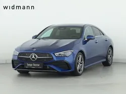 Metalliclack spektralblau Gebraucht 2025 Mercedes CLA200 AMG line Coupé | 38.850 € (Fairer Preis)