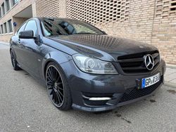 Grau Gebraucht 2012 Mercedes C250 AMG line Coupé | 13.250 € (Teuer)