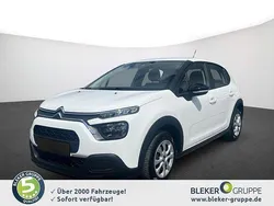 Weiss banquise Gebraucht 2021 Citroën C3 Feel Kleinwagen | 9.990 € (Superpreis)