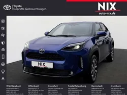 Nachtblau mica metallic Gebraucht 2022 Toyota Yaris Hybrid Connect Style | 25.170 € (Fairer Preis)