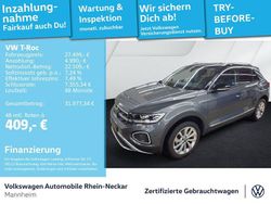 Indiumgrau metallic Gebraucht 2024 VW T-Roc Style SUV | 27.499 € (Guter Preis)
