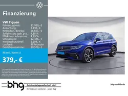 Blau Gebraucht 2022 VW Tiguan R-line SUV | 33.990 € (Fairer Preis)