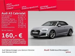 Florettsilber metallic verdeck Gebraucht 2024 Audi A5 Cabriolet Advanced Cabrio | 45.053 € (Teuer)