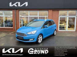 Skylineblau (metallic) Gebraucht 2017 Ford Grand C-Max Business Edition Van / Kleinbus | 10.500 € (Superpreis)
