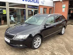 Cerna magic/black magic (metallic) Gebraucht 2015 Skoda Superb Elegance Kombi | 9.900 € (Guter Preis)