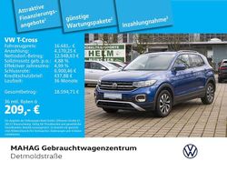 Blau Gebraucht 2021 VW T-Cross Active SUV | 16.681 € (Guter Preis)