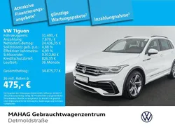 Pure white Gebraucht 2022 VW Tiguan R-line SUV | 31.480 € (Guter Preis)