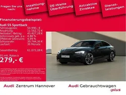 Schwarz (0e mythosschwarz metallic) Gebraucht 2023 Audi S5 Sportback Competition Kleinwagen | 54.451 € (Fairer Preis)