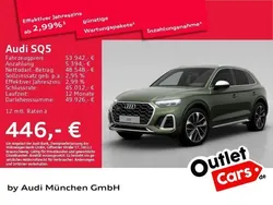 Distriktgrün metallic Gebraucht 2022 Audi SQ5 Ambiente SUV | 53.293 € (Fairer Preis)