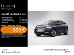 Auroraviolett metallic Gebraucht 2025 Audi Q4 e-tron S-Line SUV | 44.390 € (Guter Preis)