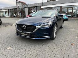 Deep crystal blue (metallic) Gebraucht 2022 Mazda 6 Sports-Line Kombi | 24.790 € (Guter Preis)